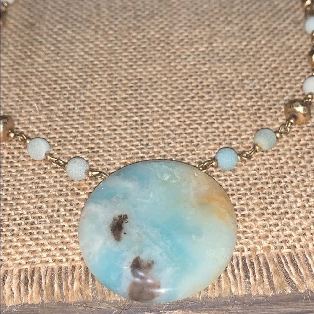 Stone pendant necklace - Picture 3 of 5